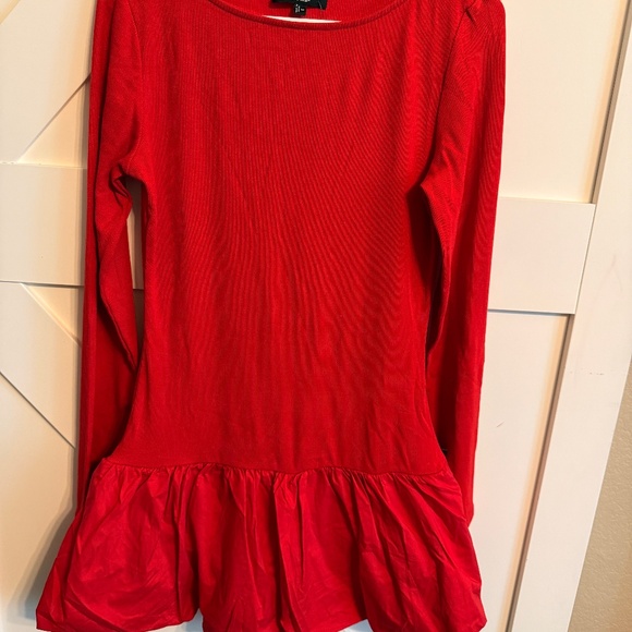 Lulus Dresses & Skirts - Lulus Women's Red Dress Ribbed Cutest Bottom Size Medium NWT